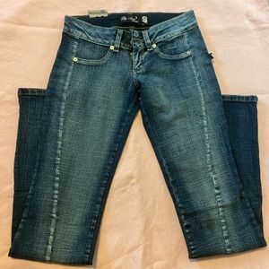 Big Seven low rise flare jeans